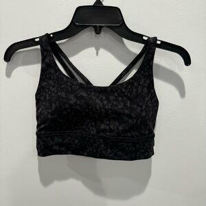 lululemon Energy Bra Long Line Wild Thing
Camo Deep Coal Multi Size 6